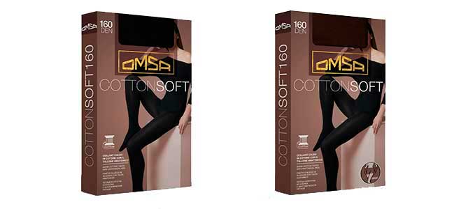 Новинка!  Женские теплые плотные колготки из высококачественного хлопка бренда Omsa: Cotton Soft 160 и Cotton Soft 160 Maxi